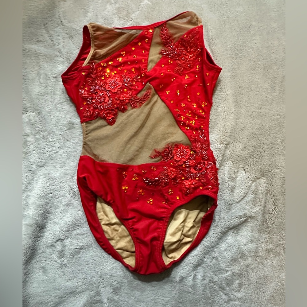 Custom Dance costume- Girl in Fire